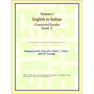 Webster's English to Italian Crossword Puzzles: Level 3