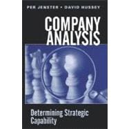 Company Analysis Determining Strategic Capability