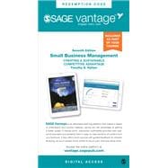 SAGE Vantage: Small Business Management: Creating a Sustainable Competitive Advantage