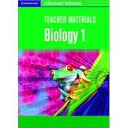Teacher Materials Biology 1 CD-ROM