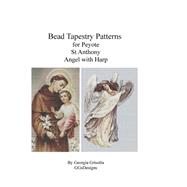 Bead Tapestry Pattern for Peyote St. Anthony and Angel With Harp