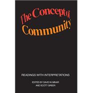 The Concept of Community