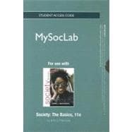 NEW MySocLab Student Access Code Card for Society The Basics (standalone)