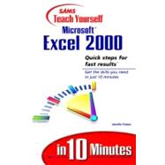 Sams Teach Yourself Microsoft Excel 2000 in 10 Minutes