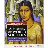 A History of World Societies, Concise Edition, Volume 2,9781319304577