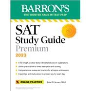 SAT Study Guide Premium, 2023: 8 Practice Tests + Comprehensive Review + Online Practice,9781506264578