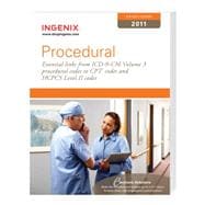 Procedural Cross Coder 2011: Essential Links from ICD-9-CM Volume 3 Procedure Codes to CPT and HCPCS Level II Codes