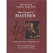 The Gospel According to Saint Matthew: With Introduction, Commentary, and Notes, Standard Version, Catholic Edition