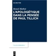 L'apologetique Dans La Pensee De Paul Tillich