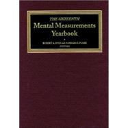 The Sixteenth Mental Measurements Yearbook