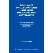 Bochumer Philosophisches Jahrbuch Fur Antike Und Mittelalter