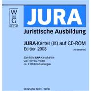 Jura-Kartei (JK) auf CD-ROM : SÃ¤mtliche JURA-Karteikarten von 1979 bis 7/2008, ca. 5. 500 Entscheidungen