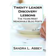 Twenty Leader Discovery Lessons