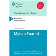 MyLab Spanish with Pearson eText for Aula abierta -- Access Card (Single Semester)
