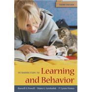 Introduction to Learning and Behavior, 3rd Edition