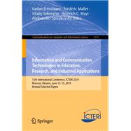 Information and Communication Technologies in Education, Research, and Industrial Applications