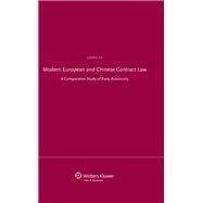 Modern European and Chinese Contract Law