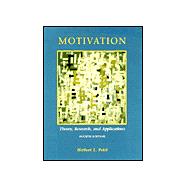 Motivation : Theory, Research, and Applications