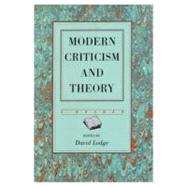 Modern Criticism and Theory : A Reader