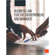 Business Law for the Entrepreneur and Manager,9798823374606