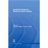 Landmark Essays on Rhetorical Genre Studies