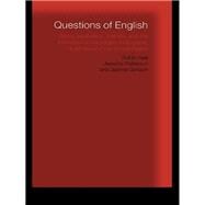 Questions of English
