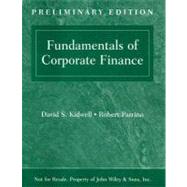 Fundamentals of Financial Management, Preliminary Edition