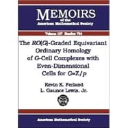 The Rog-graded Equivariant Ordinary Homology of G-cell Complexes With Even-dimensional Cells for G=z/P