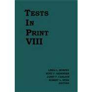 Tests in Print VIII