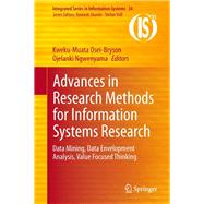 Advances in Research Methods for Information Systems Research