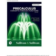 Multi Term MyLab Math with Pearson eText Access Code for Precalculus: Concepts Through Functions, A Right Triangle Approach to Trigonometry (Multi-Term)