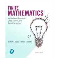 MyLab Math with Pearson eText -- 24-Month Standalone Access Card -- for Finite Mathematics for Business, Economics, Life Sciences, and Social Sciences, with Integrated Review