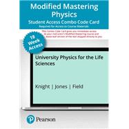 Modified Mastering Physics with Pearson eText -- Combo Access Card -- for University Physics for the Life Sciences - 18 weeks