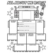 Graphic Organizer Posters: All About Me Robot