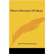 Plato's Doctrine of Ideas