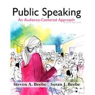 Public Speaking An Audience-Centered Approach