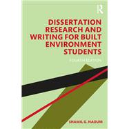 Dissertation Research and Writing for Built Environment students