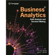 MindTap for Albright/Winston's Business Analytics: Data Analysis & Decision Making, 2 terms Instant Access