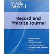 Big Ideas Math Blue, Record and Practice Journal (1 year)