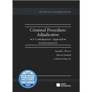 Weaver, Burkoff, and Hancock's Criminal Procedure: Adjudicative, A Contemporary Approach, 4th (Interactive Casebook Series) book cover, ISBN 9781685614638