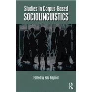 Studies in Corpus-Based Sociolinguistics