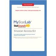 MyStatLab -- Standalone Access Card (1 Year or Course Duration)