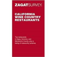 Zagatsurvey California Wine Country Restaurants