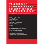 Bestand und Wandel des Voelkerrechts