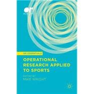 Operational Research Applied to Sports