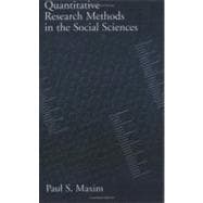 Quantitative Research Methods in the Social Sciences