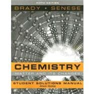 Chemistry: The Study of Matter and Its Changes, Student Solutions Manual, 5th Edition