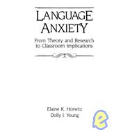 Language Anxiety From Theory & Research To Classroom Implications