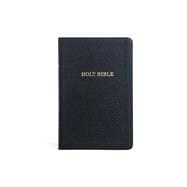 KJV Thinline Bible, Black LeatherTouch,9781087774657