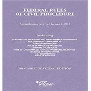 Federal Rules of Civil Procedure 2015-2016